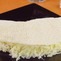 tapioca de queijo com coco