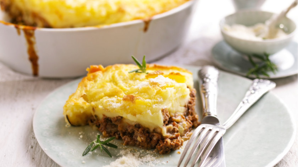 Escondidinho de carne moída com batatas