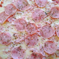 Pizza rápida de micro-ondas