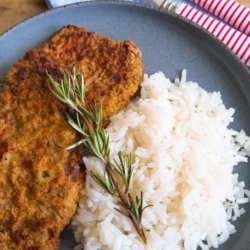 Bife à milanesa na airfryer