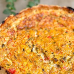 Quiche rústica de legumes