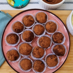 Brigadeiro fit com 3 ingredientes