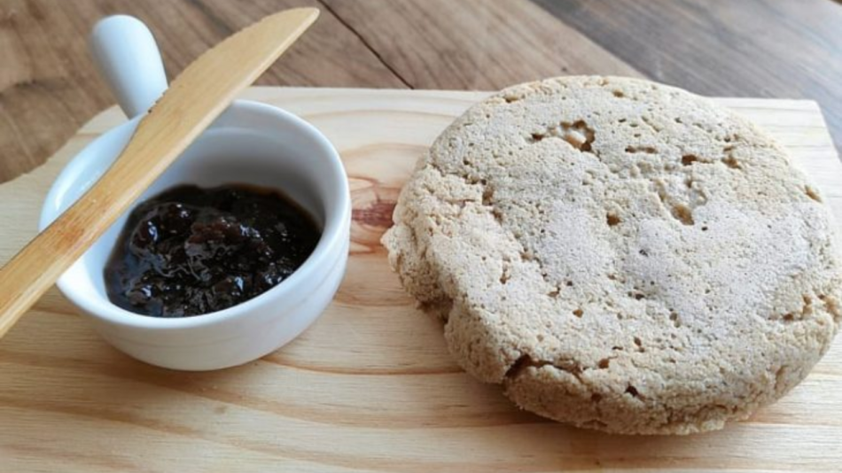 Pão de aveia fit de frigideira