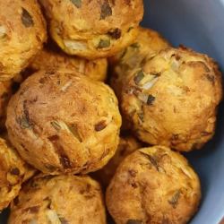 Bolinho de peixe na airfryer